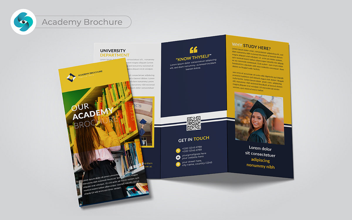 academy brochure design ideas