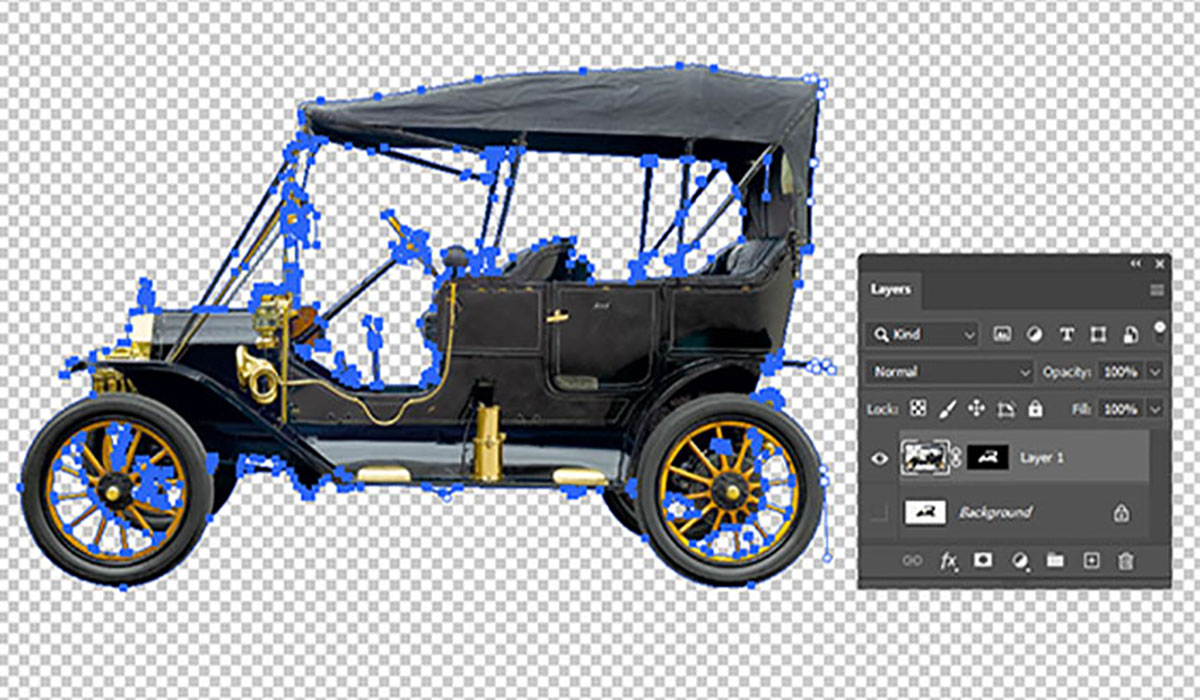 automobile photo clipping path