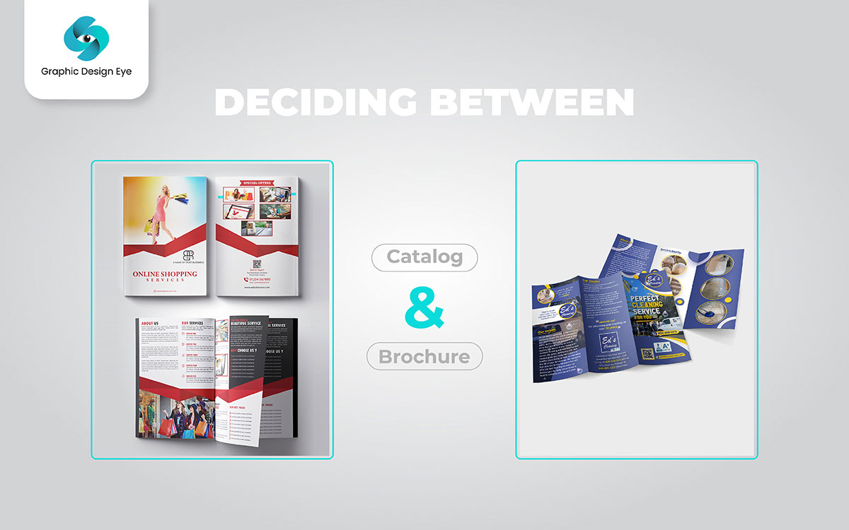 deciding between catalogs and brochures