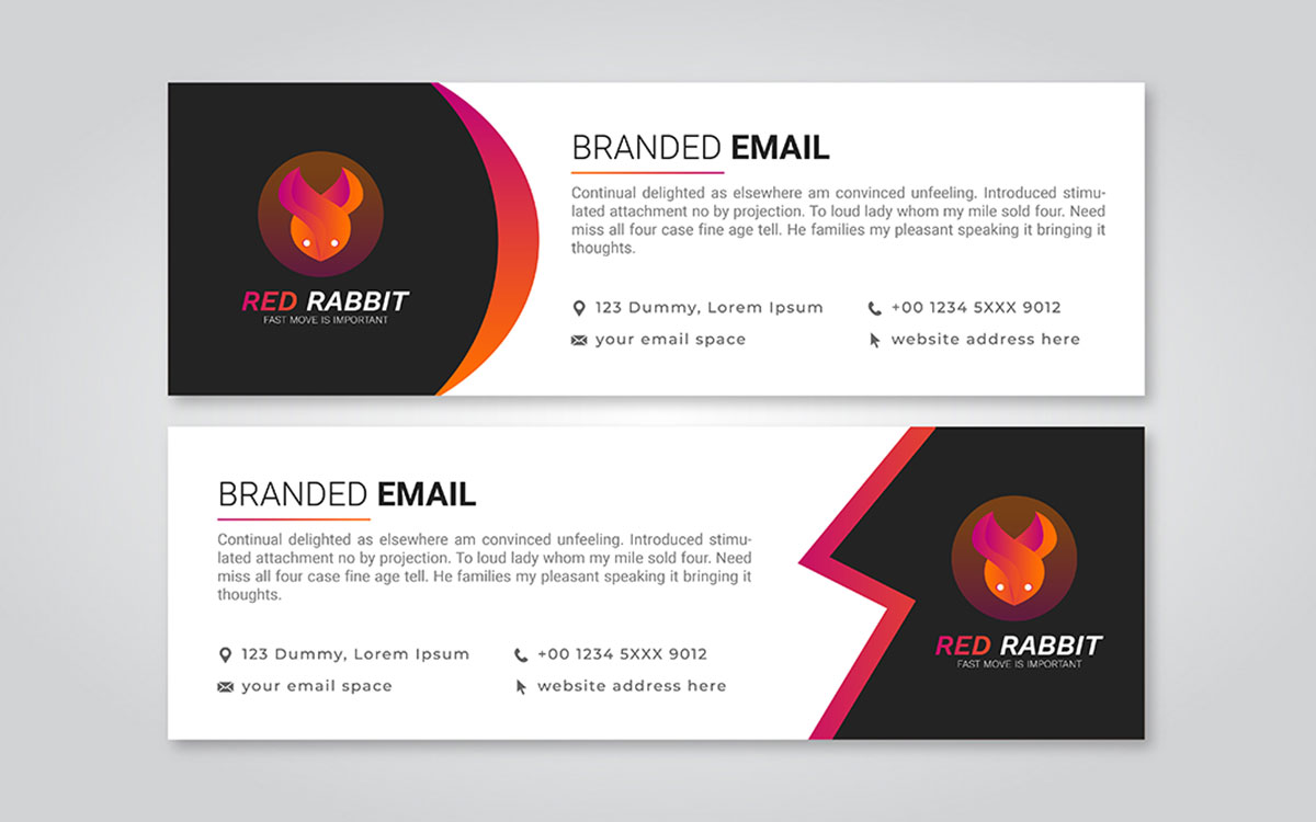 branded email signature design