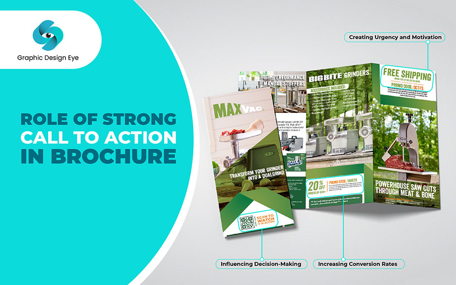 custom brochure design with CTA