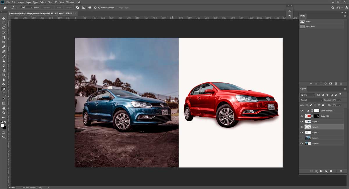 how can I edit my car photo