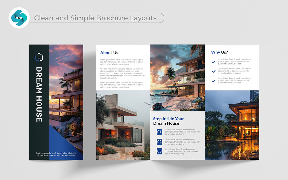 simple brochure design ideas