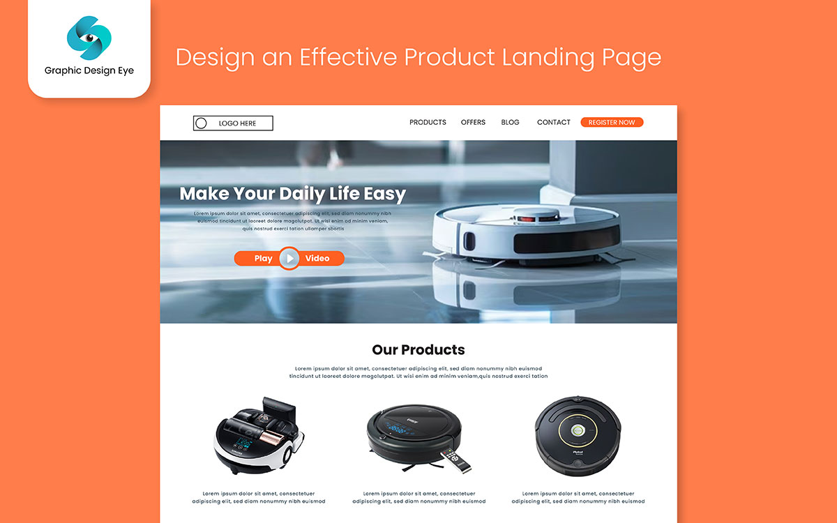 landing page design tips