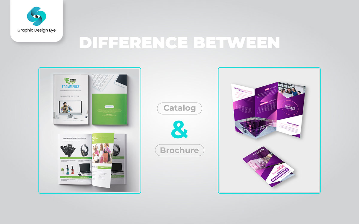 difference between a catalog and a brochure