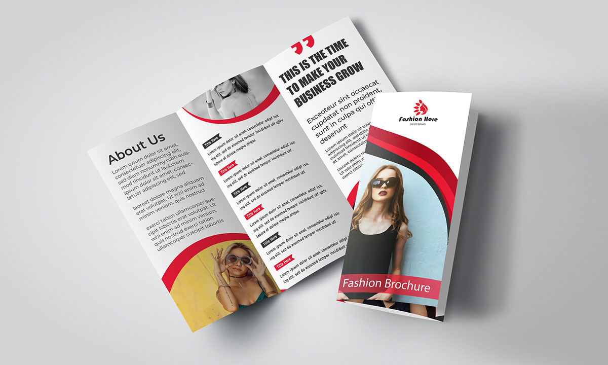 fashion brochure design