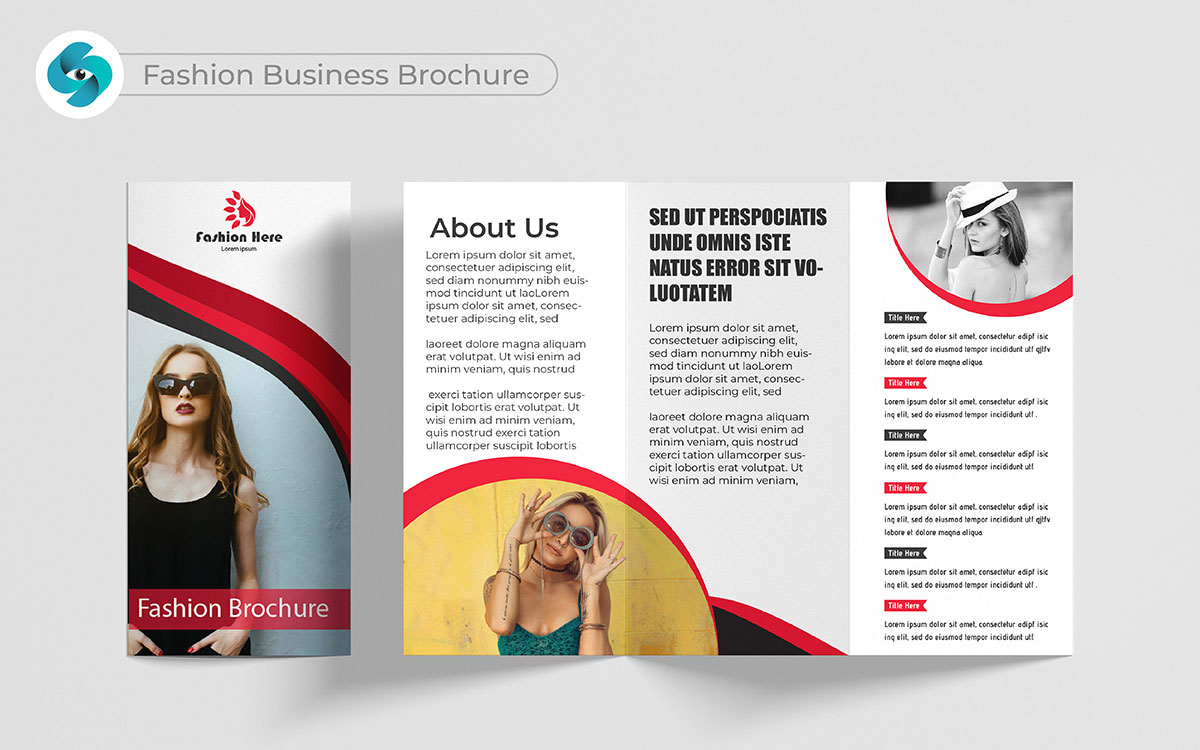 fashion brochure design ideas