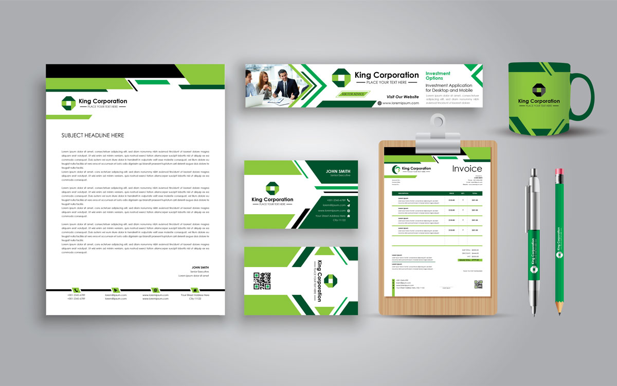 financial branding design