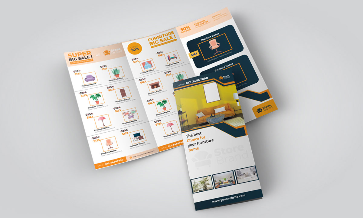 furniture brochure design