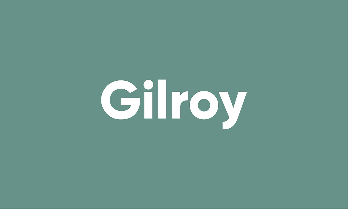 Gilroy font for logo design