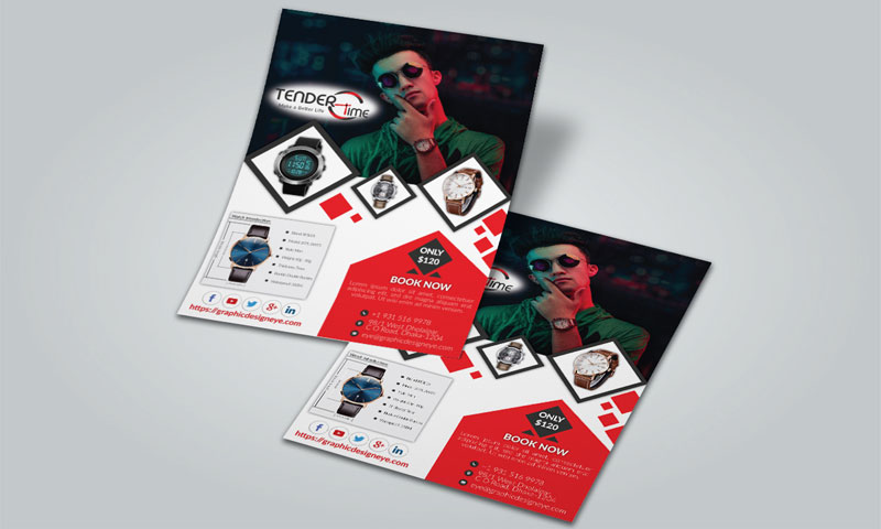 leaflet design price list