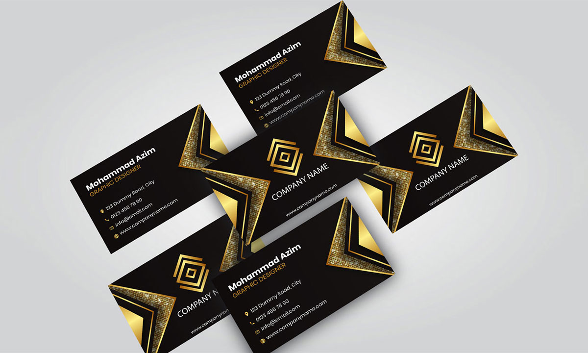 luxury business card design