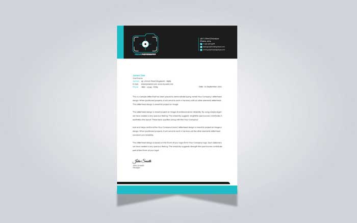 letterhead design