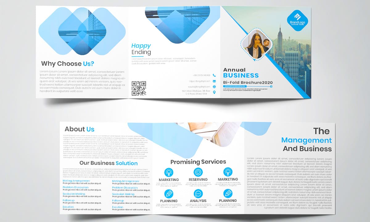 pocket brochure design