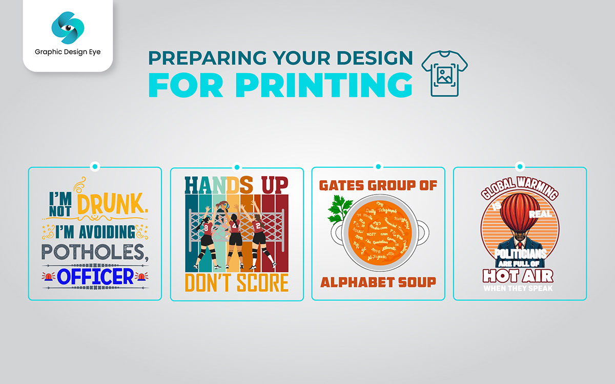 preparing your design for printing