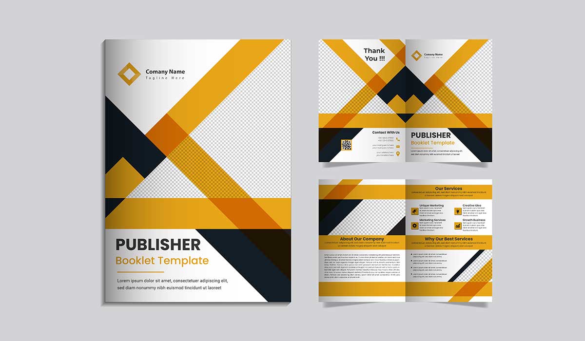 publisher booklet design