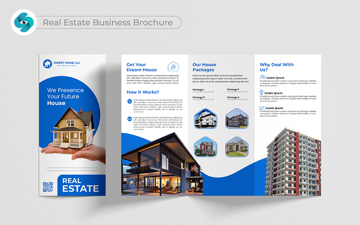 real estate brochure design ideas