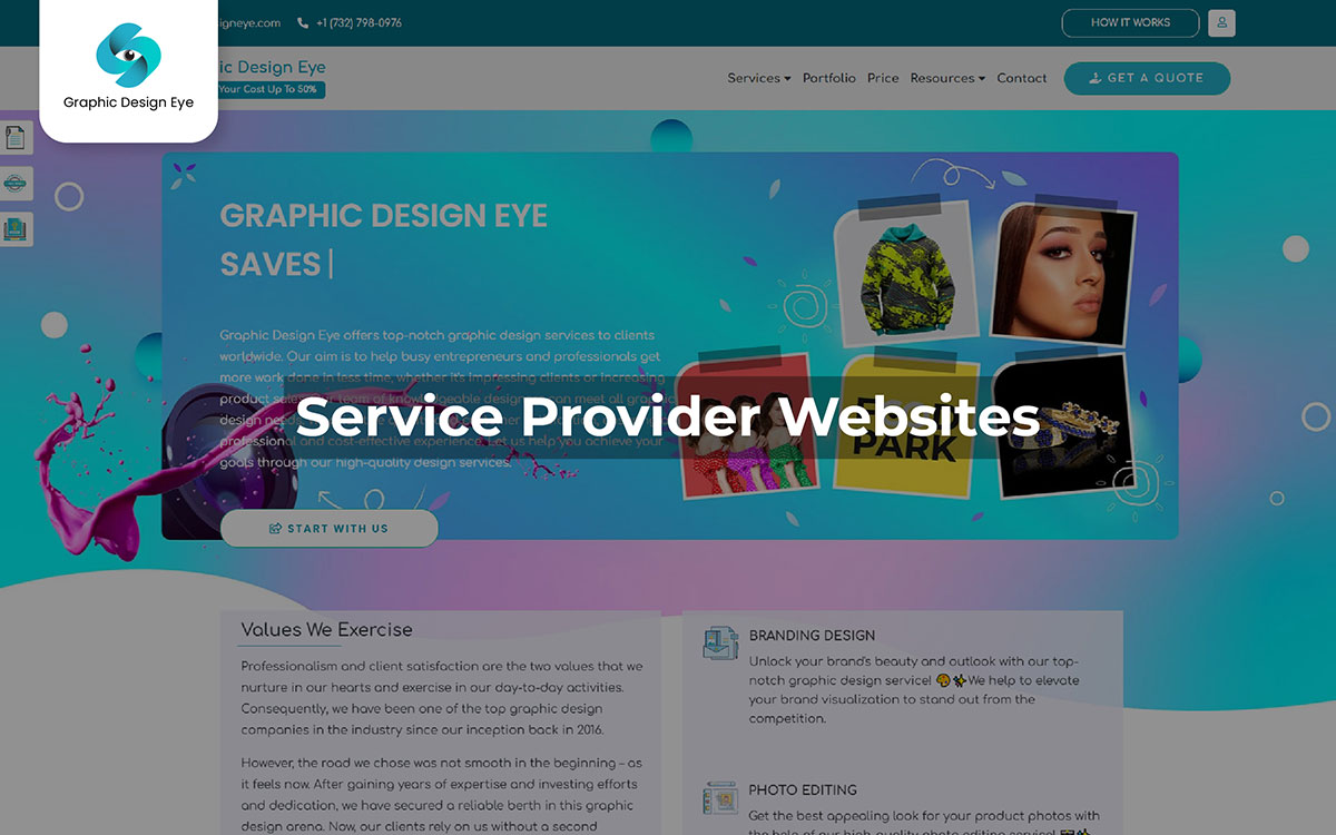 service provider website