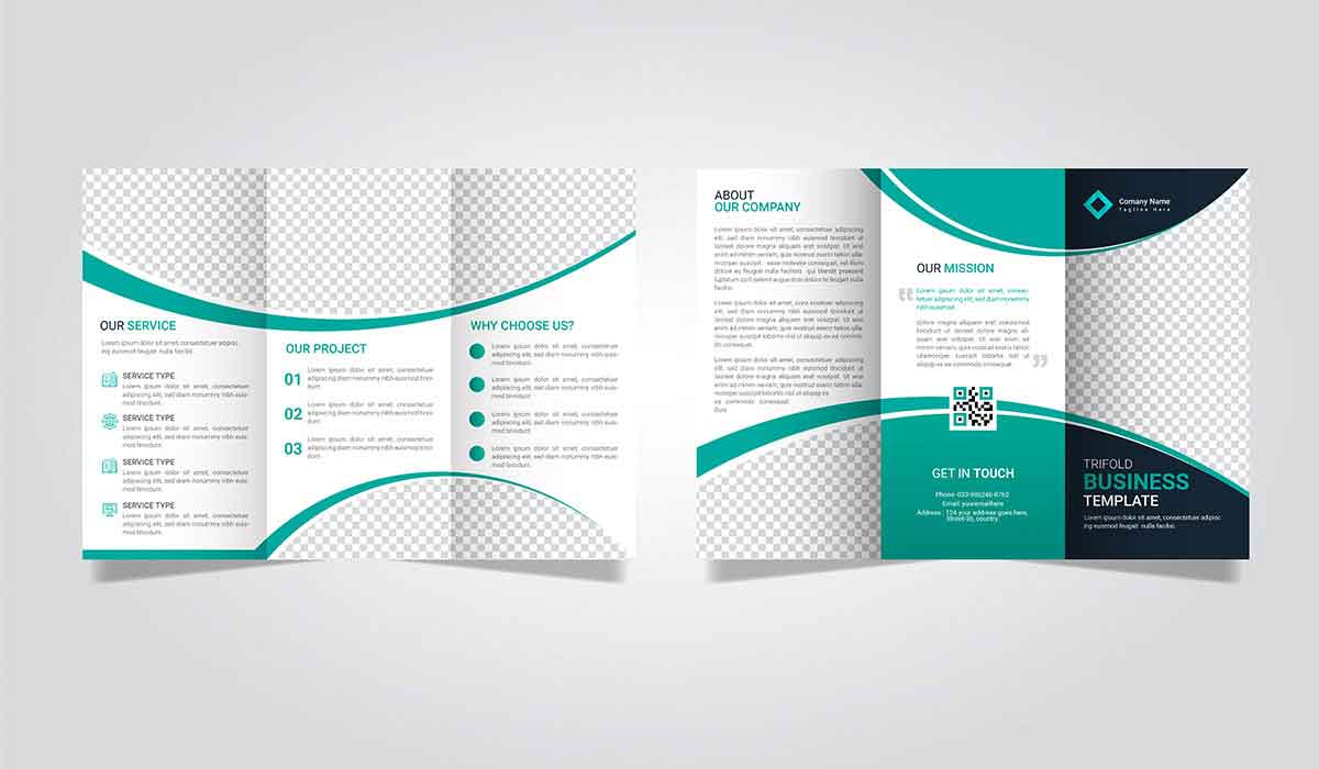 tri-fold booklet design