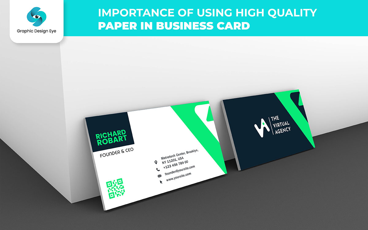 why is it important to use quality paper in business card