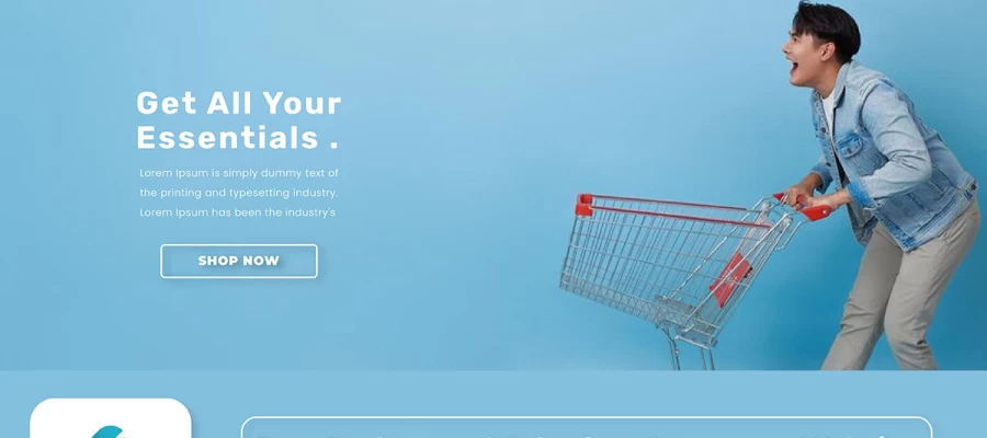 best background color for ecommerce website