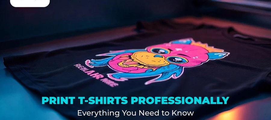 how to print t shirts professionally